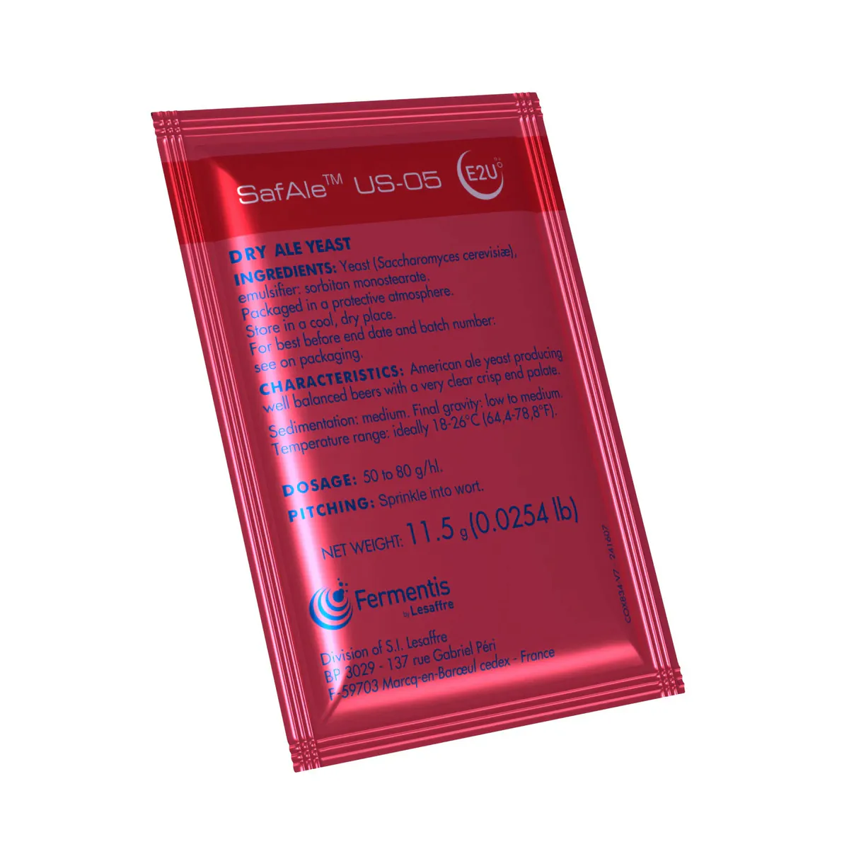 FERMENTIS SafAle US-05 Tørrgjær 11,5gr